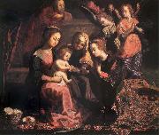 Josefa of Ayala The martimonio mistico of Holy Catalina oil painting artist